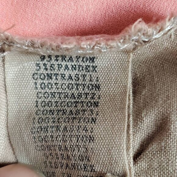 BKE Gimmicks XS Beige Crochet Lace Tank Top with Open Back Twist - Picture 7 of 8